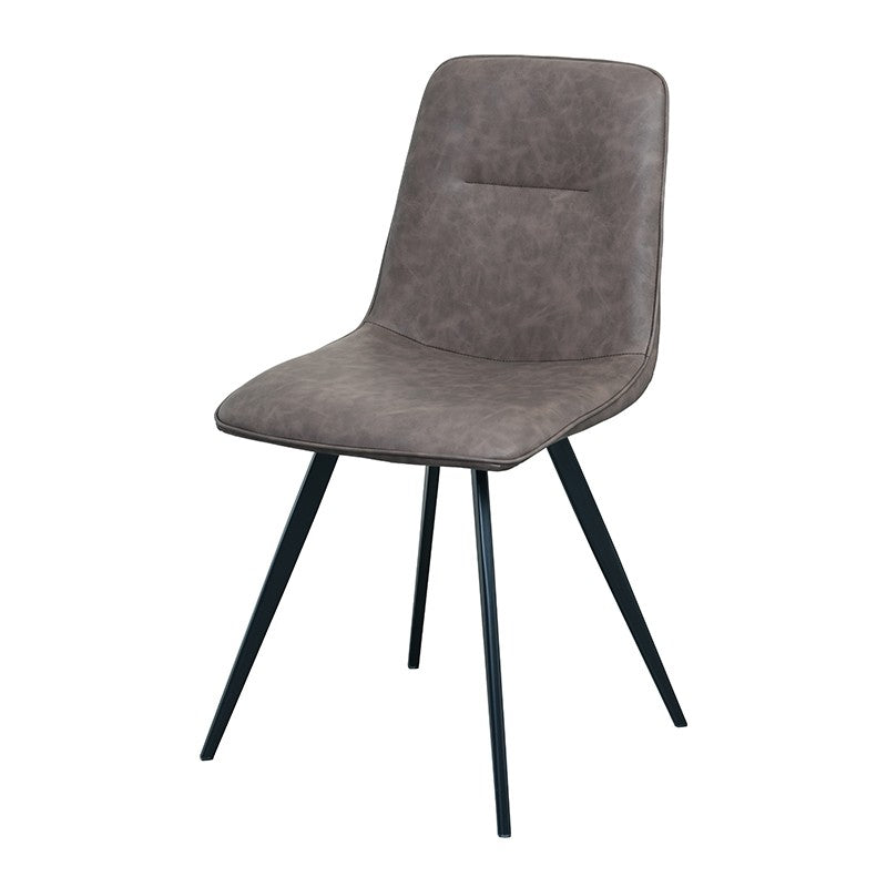 Daisy Faux Leather Grey Dining Chair