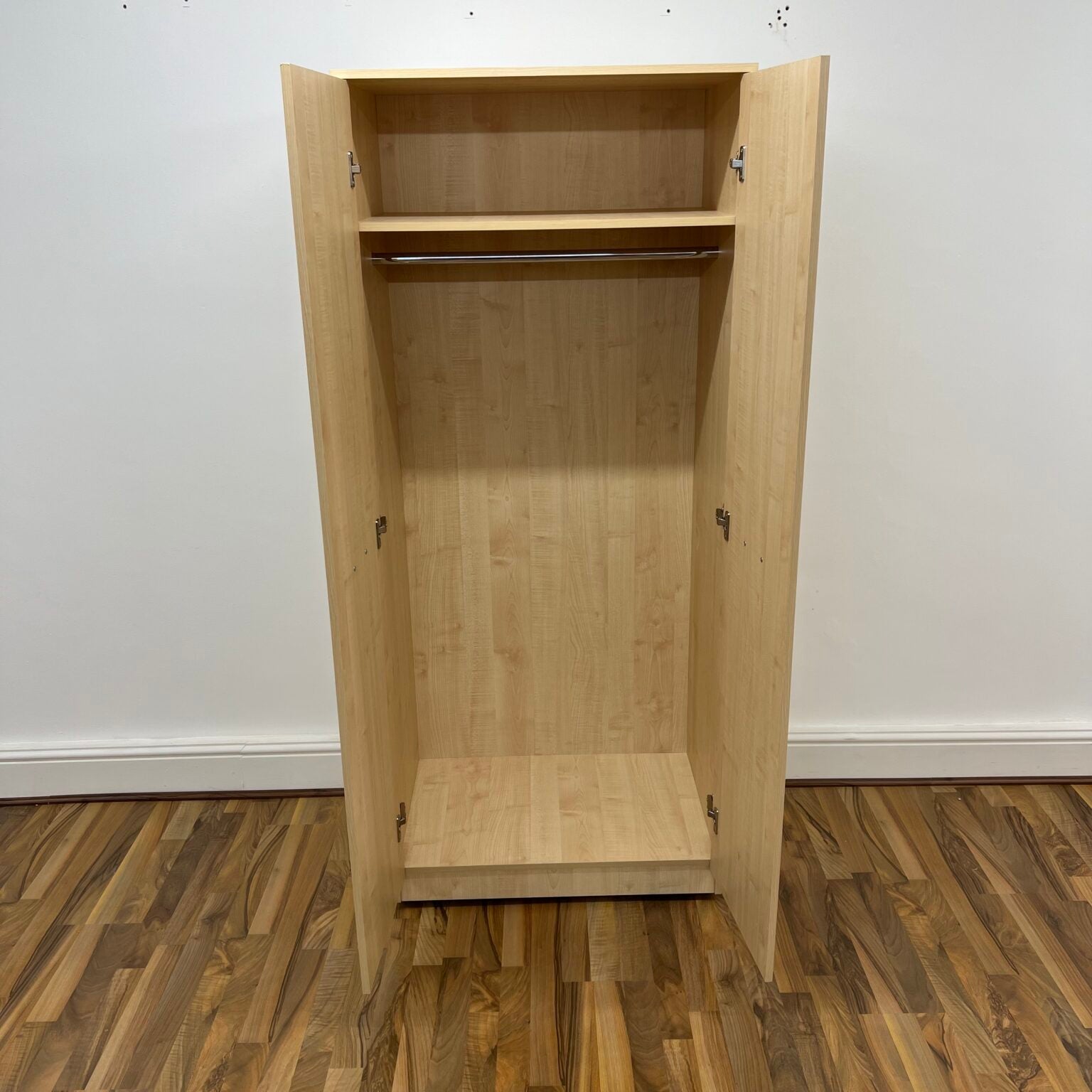 Contract 30" 2 Door Wardrobe Maple