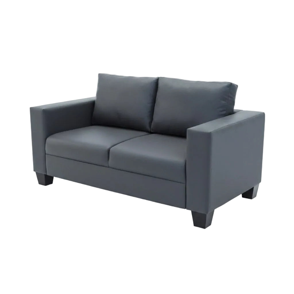 Hanbury Faux Leather Sofa Crib5 2 Seater