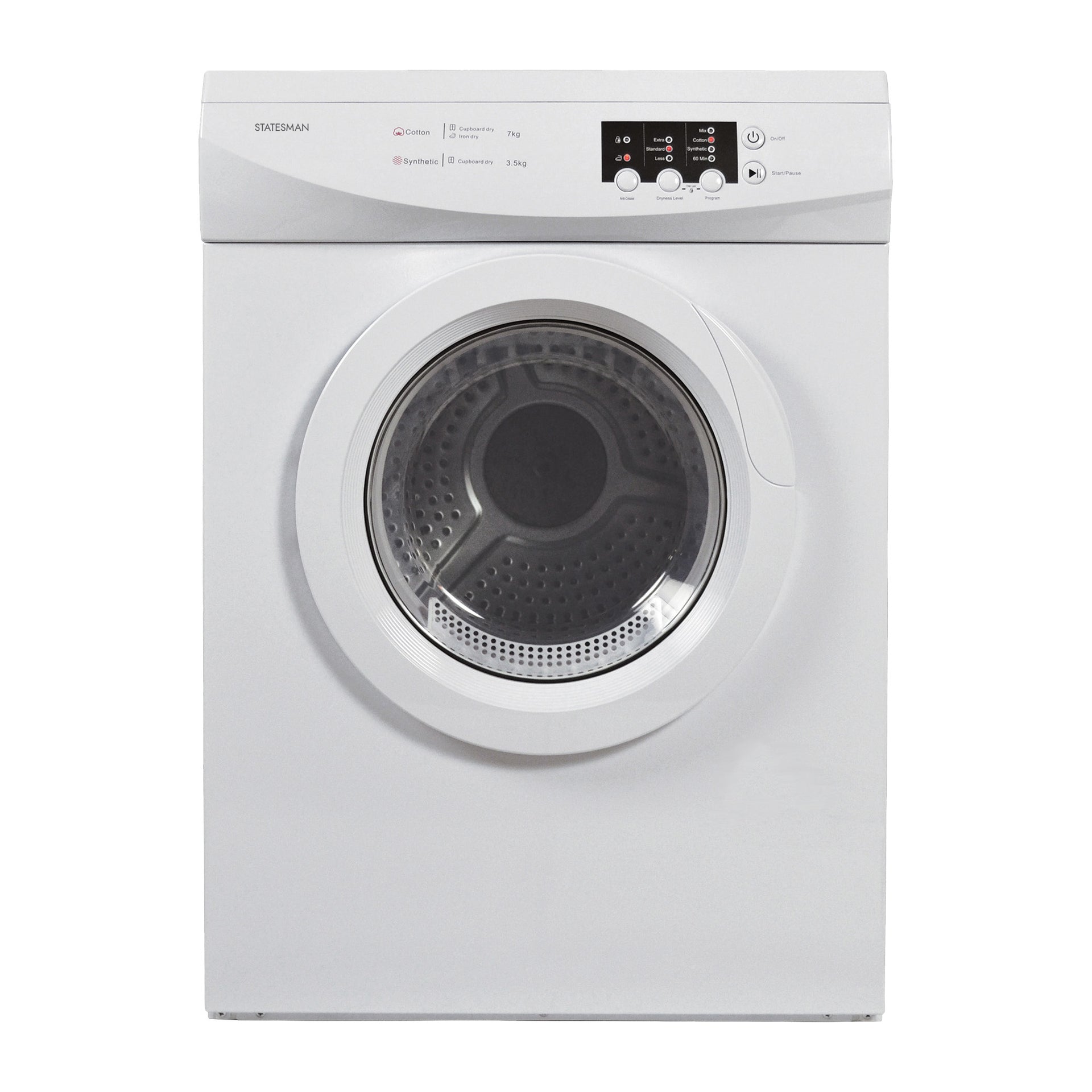Vented Freestanding Tumble Dryer, 7kg Load Capacity, White
