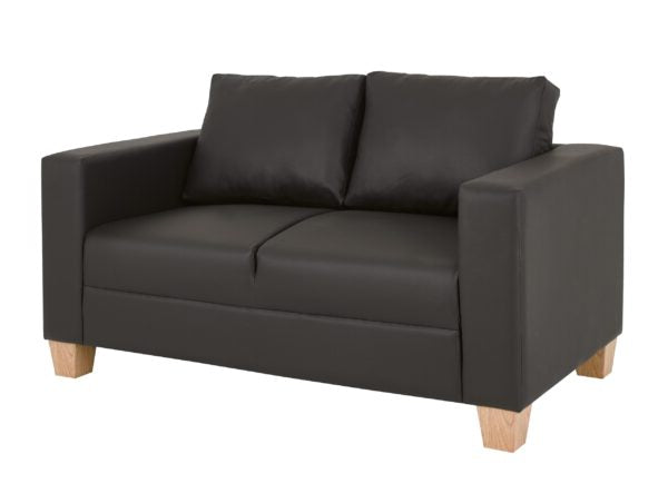 Hanbury Faux Leather Sofa Crib5 2 Seater