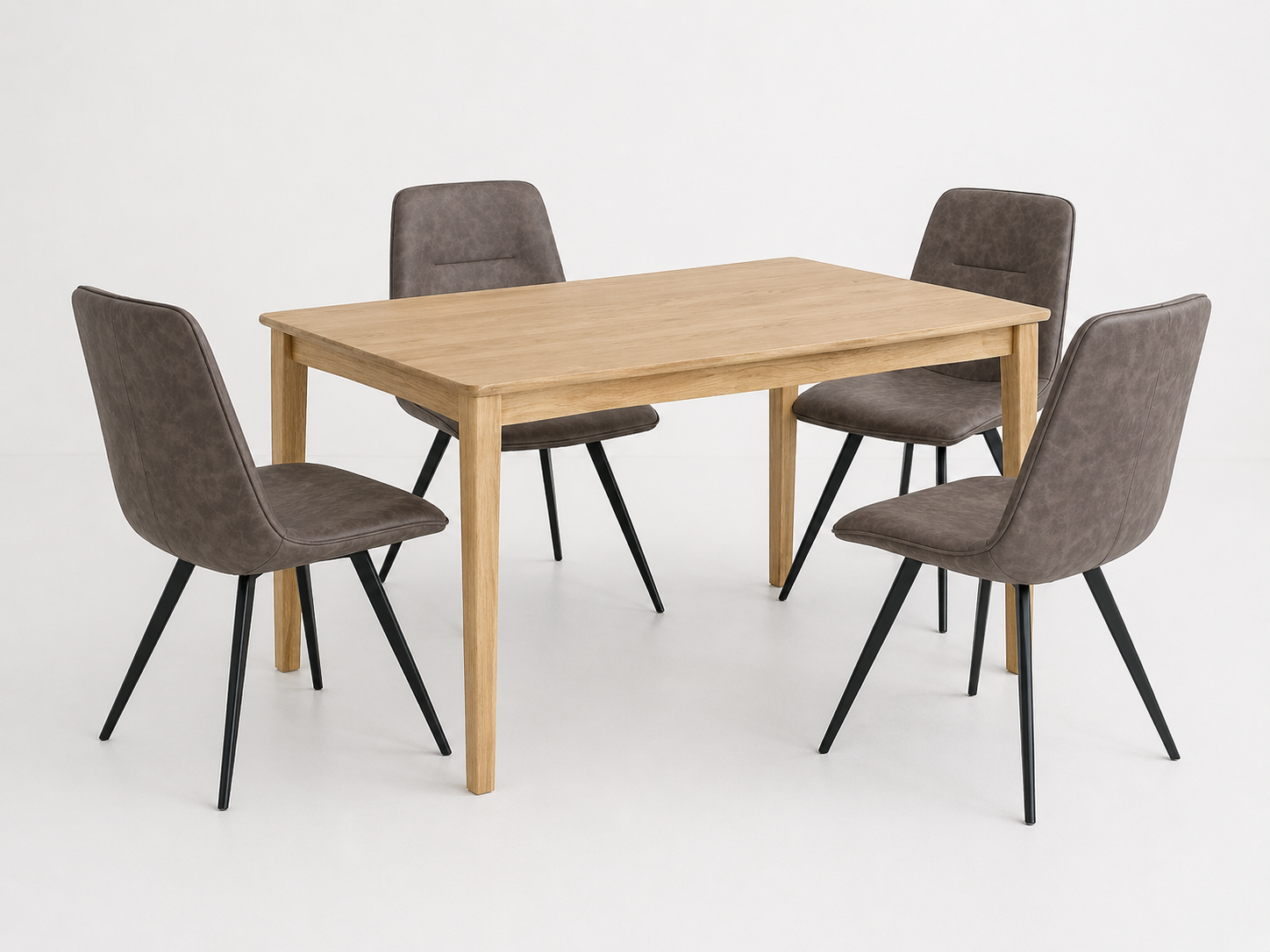 Malay Wooden Table & Daisy Chair Set