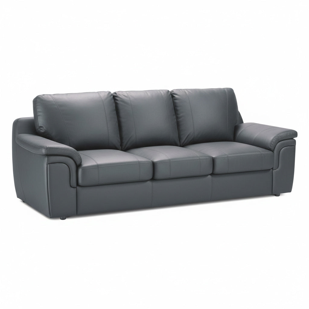 Amy Faux Leather 3 Seater Sofa