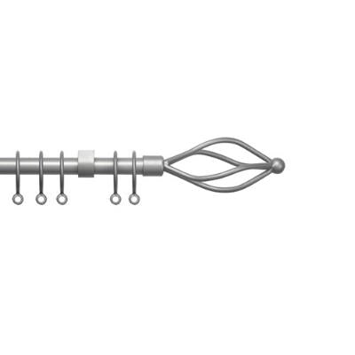 Crown 19mm Bay Window Curtain Pole