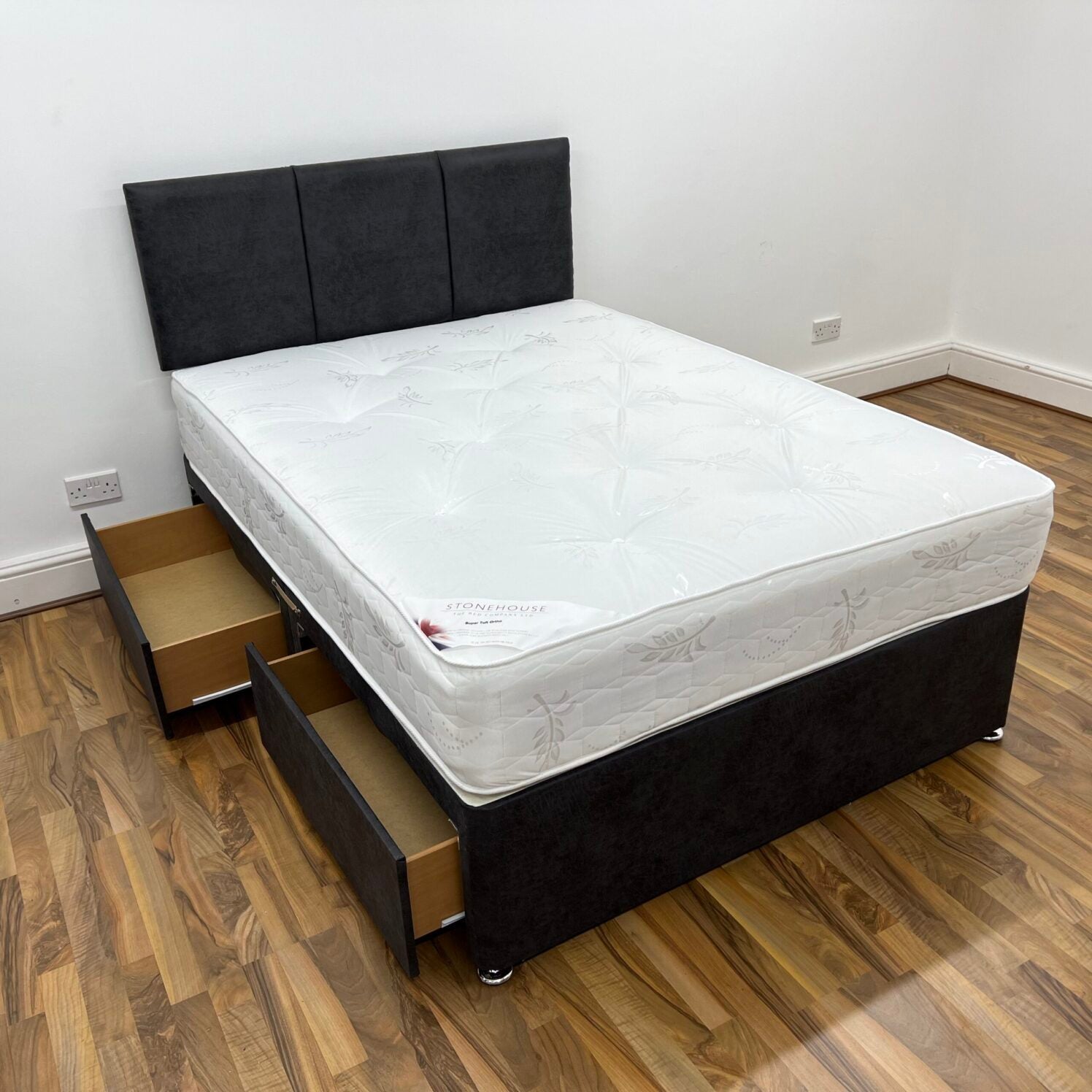 Platform Divan Base Linoso, Charcoal