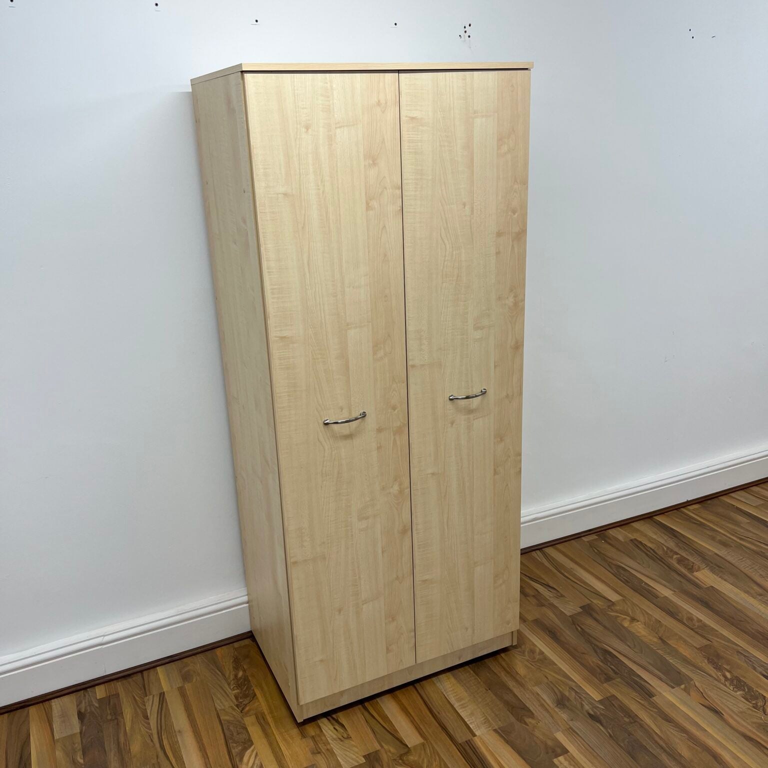 Contract 30" 2 Door Wardrobe Flat Pack Maple