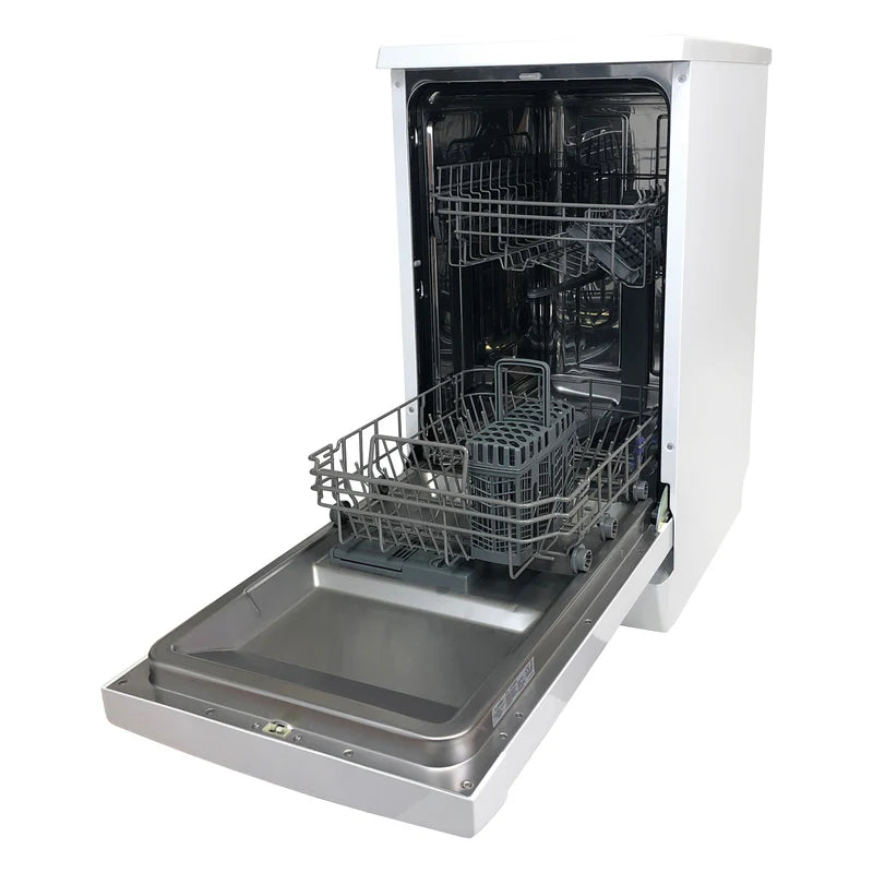 Freestanding Slimline 10 Place Dishwasher, White