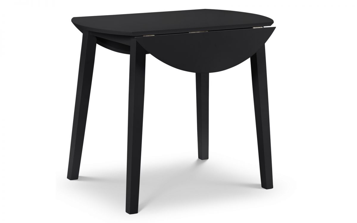 Coast Wooden Dropleaf Table Black