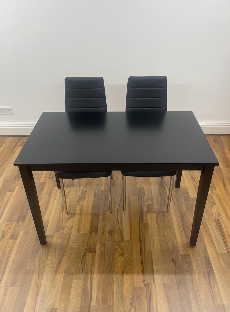 Hudson Wooden Table Black