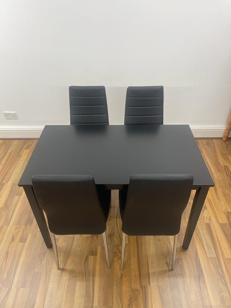 Hudson Wooden Table Black