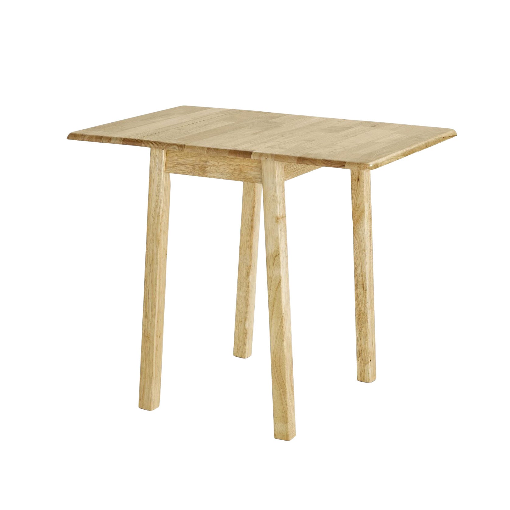 Malay Wooden Dropleaf Table Natural