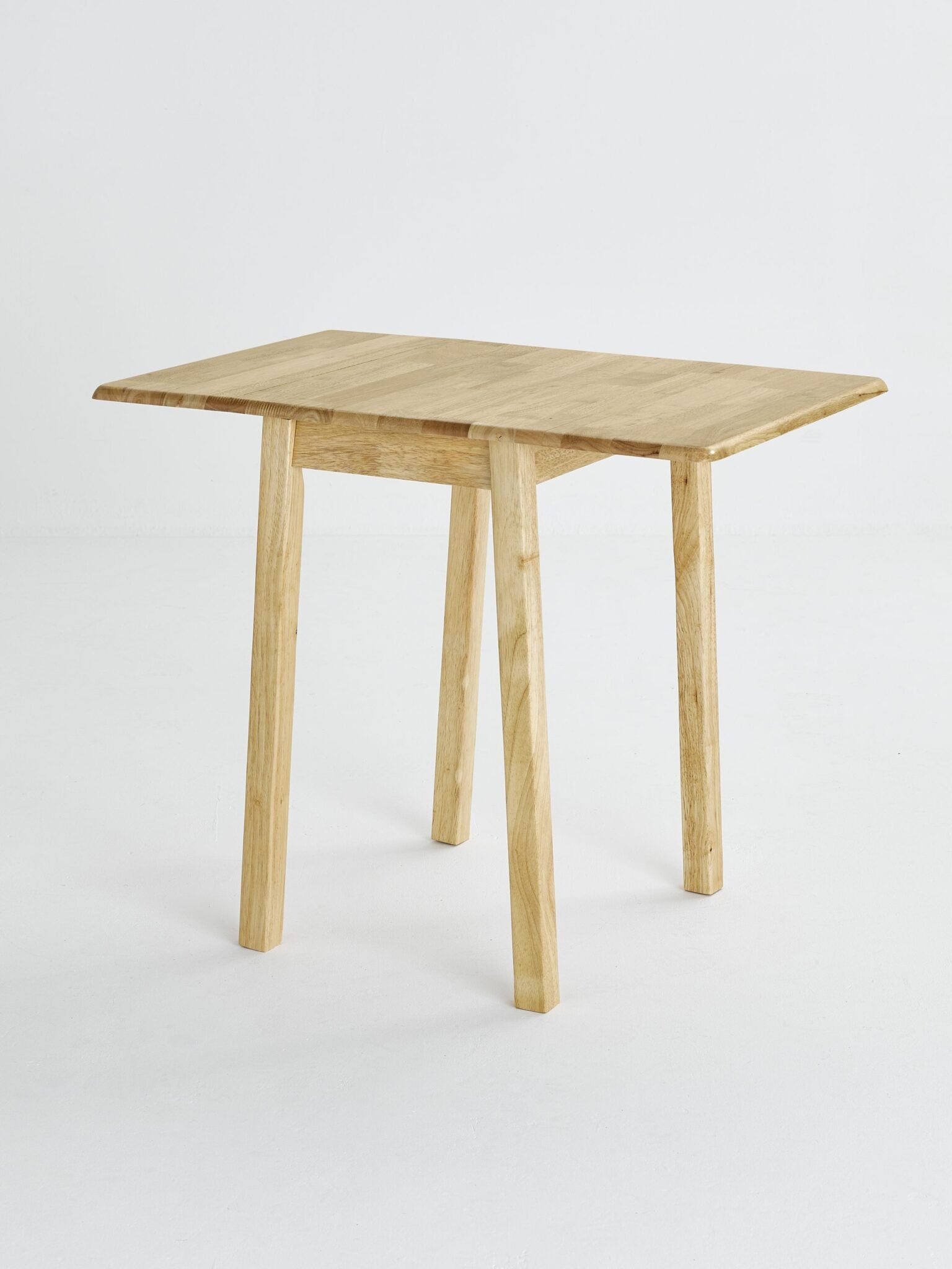Malay Wooden Dropleaf Table Natural