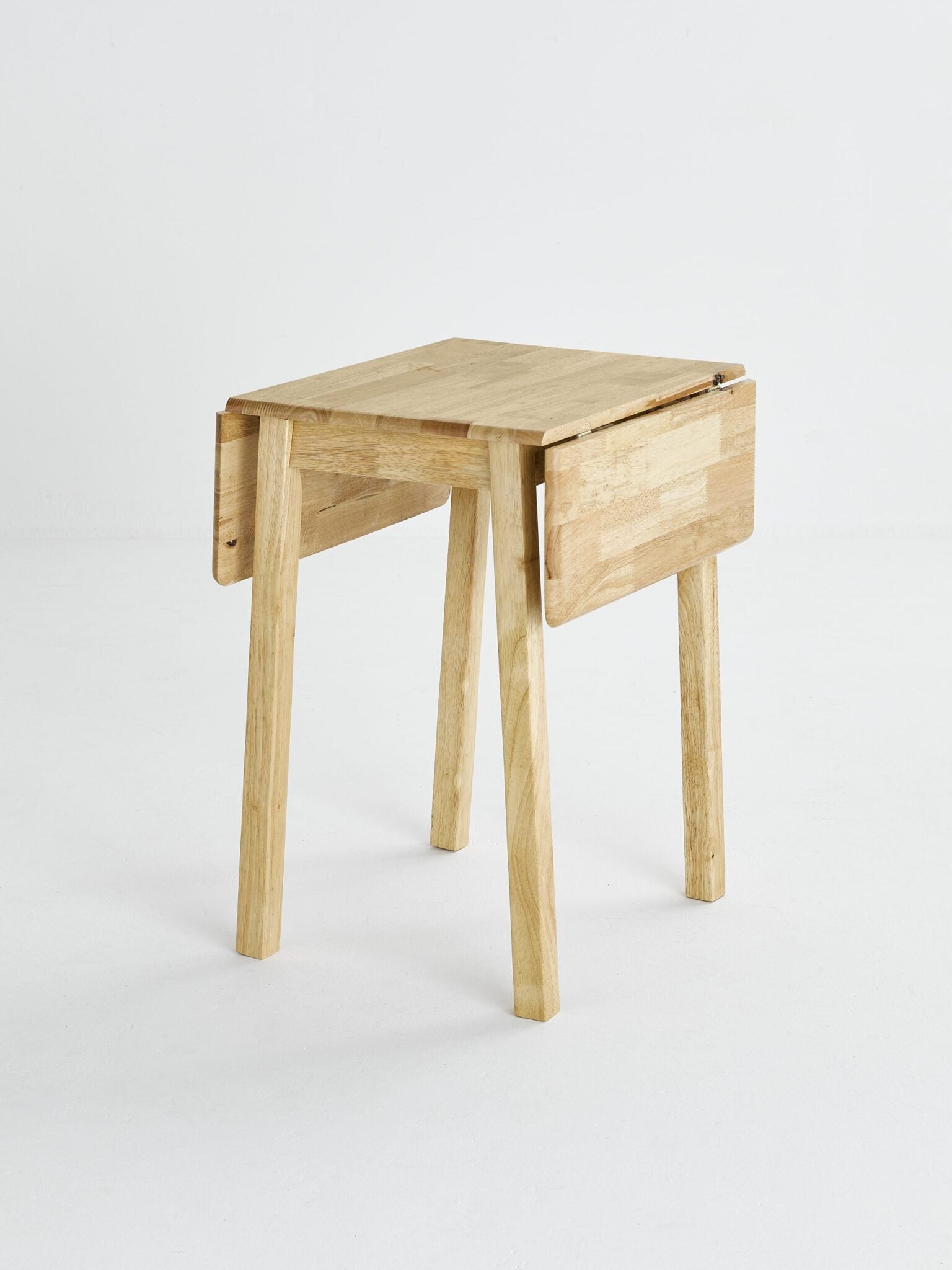 Malay Wooden Dropleaf Table Natural