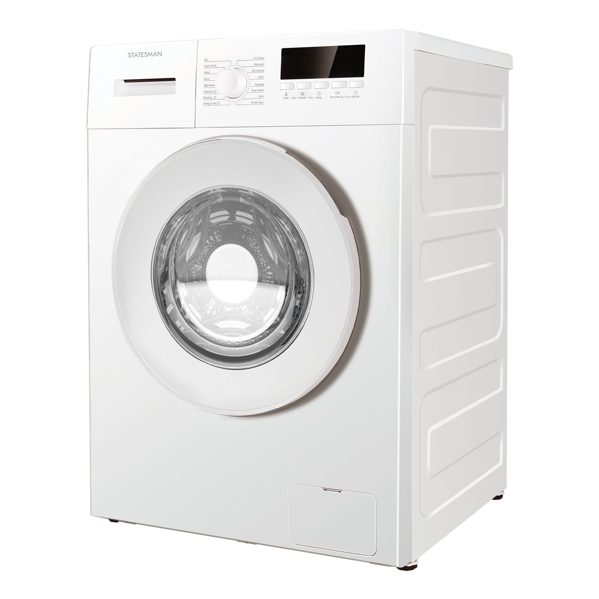 Freestanding Washing Machine, 1000rpm, 6Kg Load Capacity, White