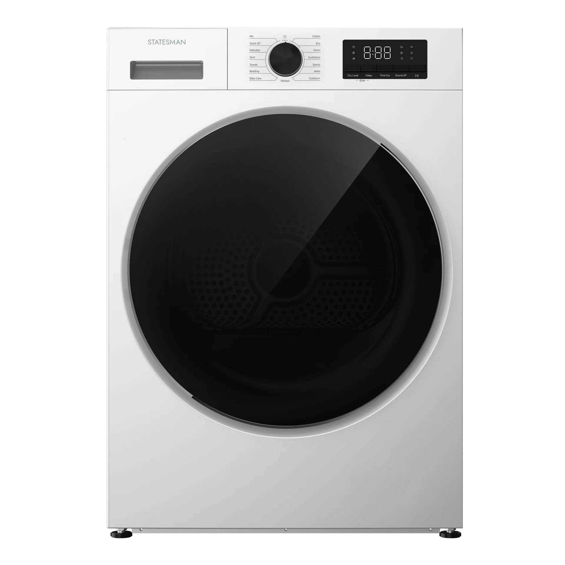 Freestanding Heat Pump Tumble Dryer, 8kg Load Capacity, White