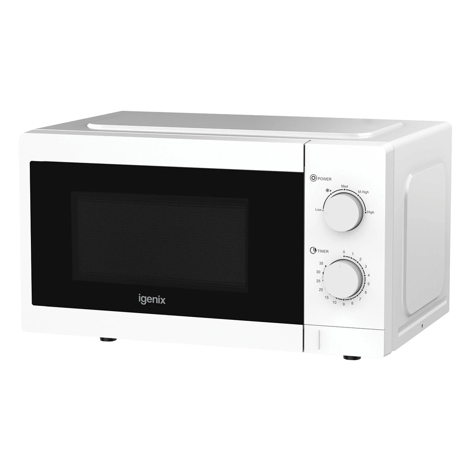 Manual Microwave, 20 Litre, 5 Power Settings, 700W, White IGMS09434W