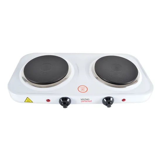 Double Hot Plate 2000W, White