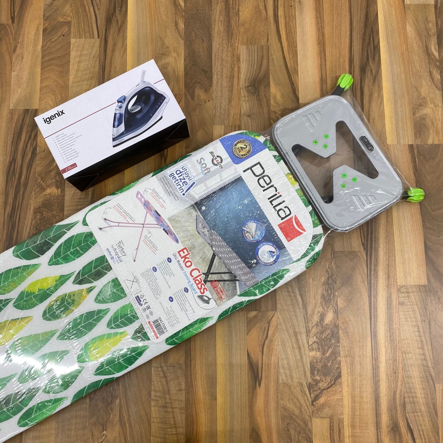 Steam Iron and Ironing Board