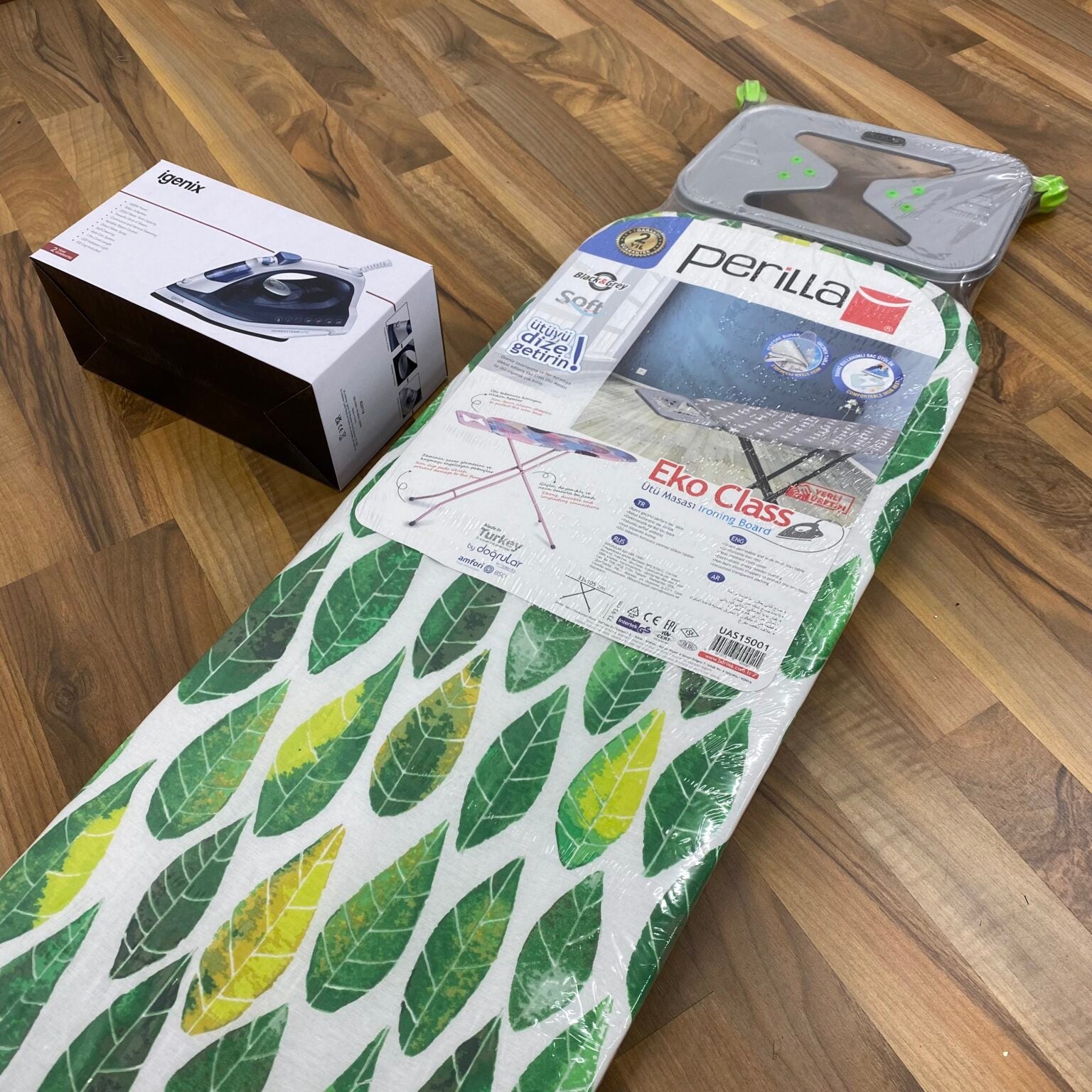 Steam Iron and Ironing Board