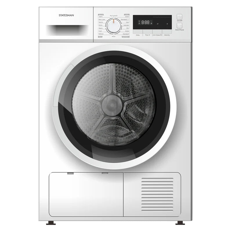 Freestanding Condenser Tumble Dryer, 8kg Load Capacity, White