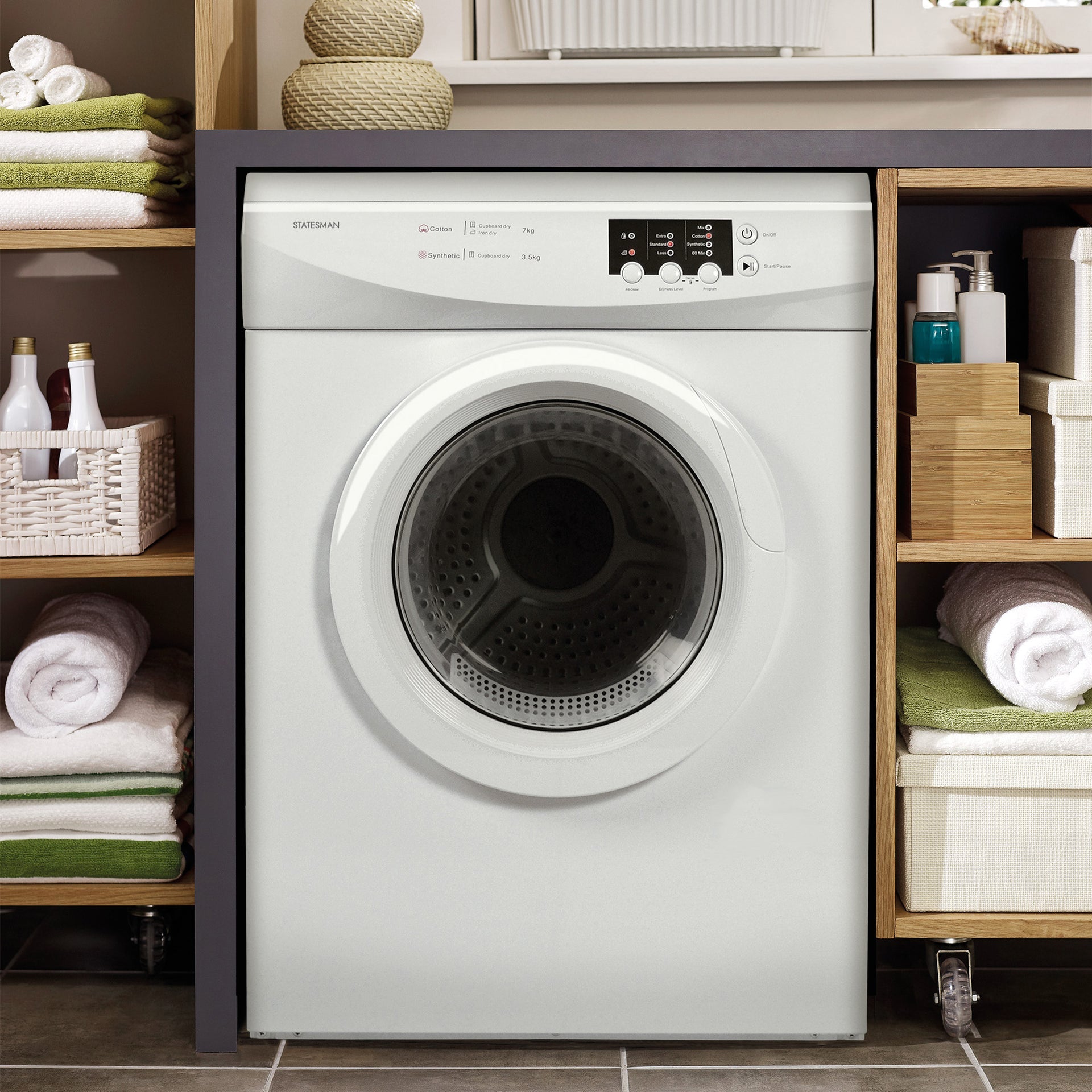 Vented Freestanding Tumble Dryer, 7kg Load Capacity, White