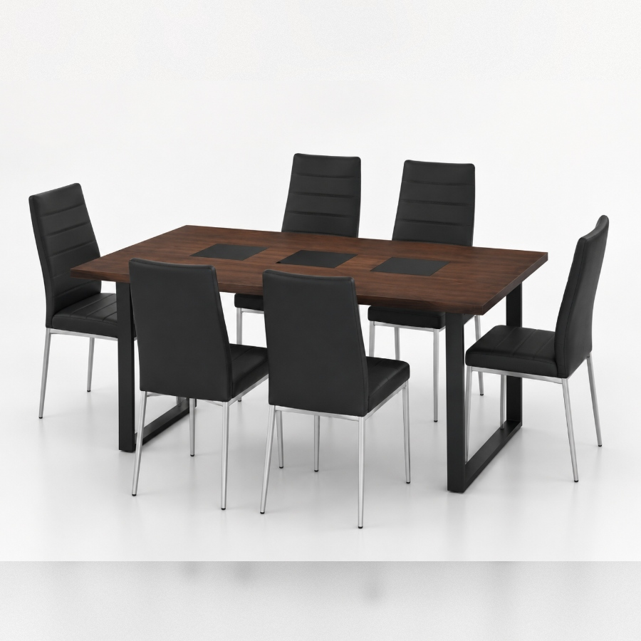 Buffalo Wooden Table & Torino Chair Set