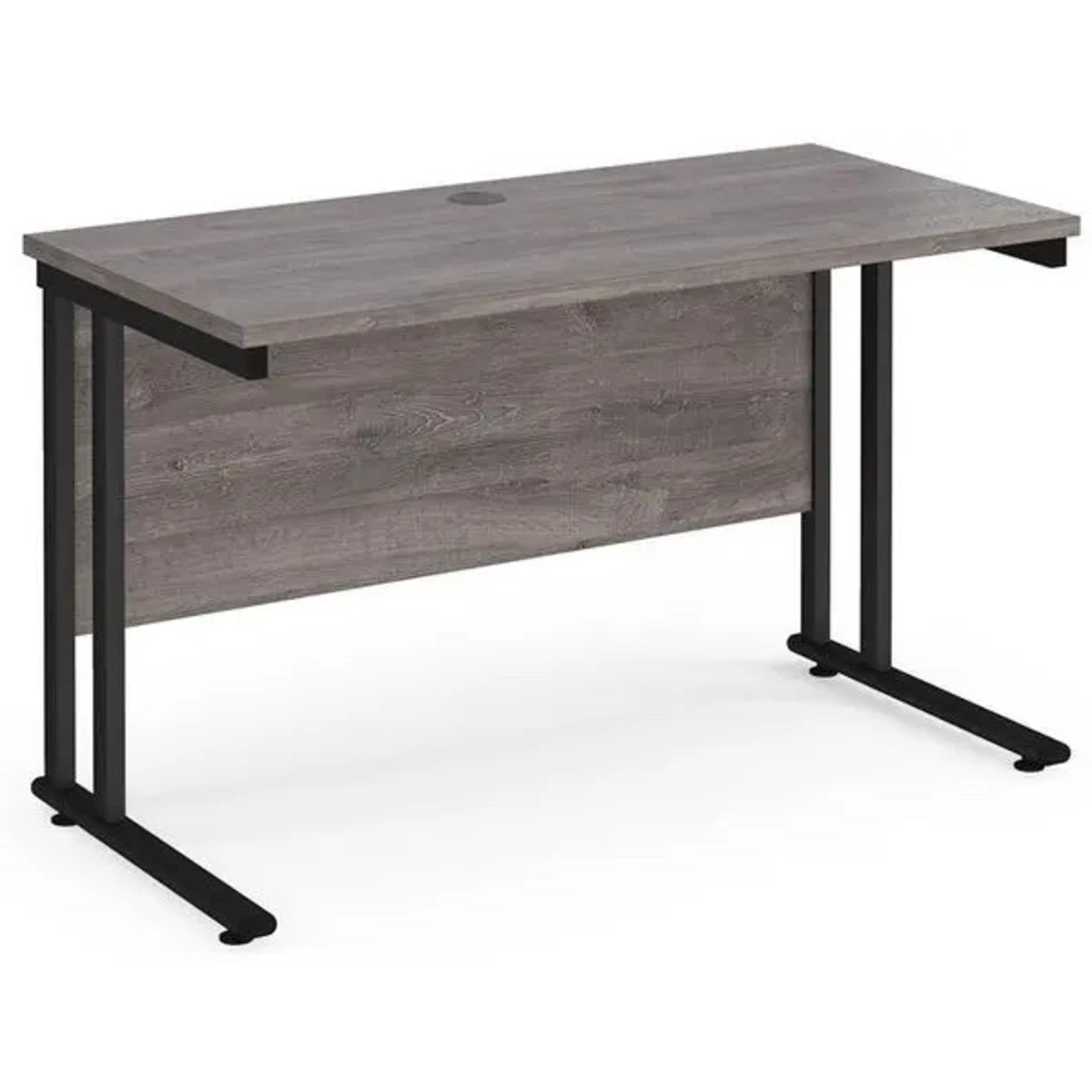 Grey Oak Office Desk 120 x 60