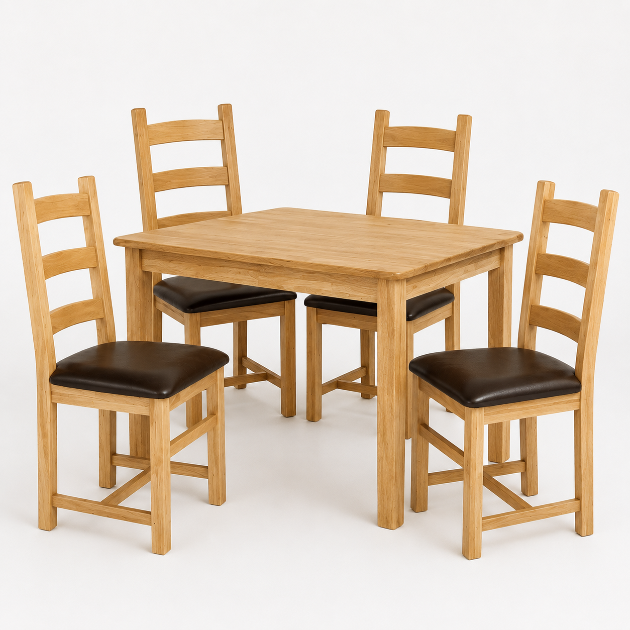 Malay Wooden Table & Crofter Chair Set