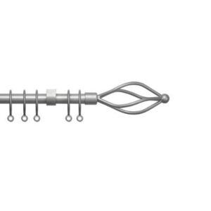 Crown 16-19mm Extendable Curtain Pole