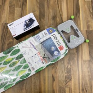 Iron and ironing board