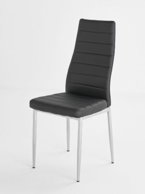Torino Faux Leather Black Dining Chair